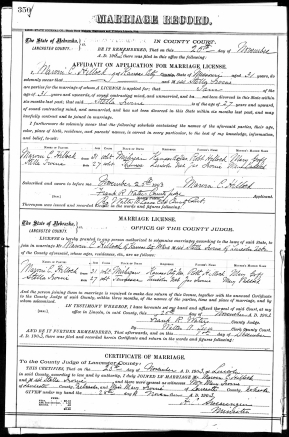 marriage certificate hilloock irvine