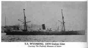 Robert Nettles arrived in America with his mother aboard the S. S. Wyoming on 7 November 1871.