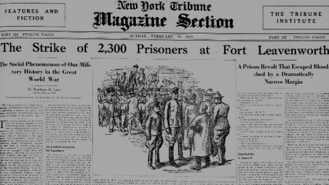 New York Tribune-19190216 - Stirke of 2,300 Prisoners